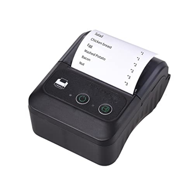 MJWDP Impresora de Etiquetas portátil Inalámbrica Etiqueta de Impresora térmica Bluetooth de 2 Pulgadas
