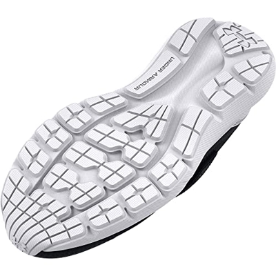 Under Armour UA BPS Surge 3 AC, Zapatos para Correr para Niños, Negro (Black/White/White), 35.5 EU