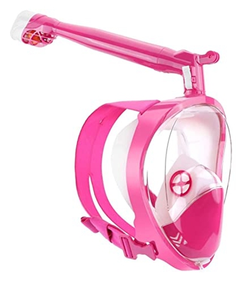 Gafas de buceo máscaras de buceo en marcha de snorkel profesional máscara de buceo submarino 180 vistas 360 ° gire máscaras de snorkel de cara complet