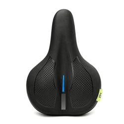 TYTbygml Asiento de Bicicleta de montaña para Hombres y Mujeres, Cómodo Asiento de Bicicleta, con Espuma viscoelástica, Doble Bola de absorción de Imp en oferta