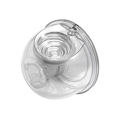 QIUXQIU Accesorios para bomba de pecho portátil Copa colectora de leche, incluyendo válvula y diafragma de silicona y brida de 24 mm, kit de protecció