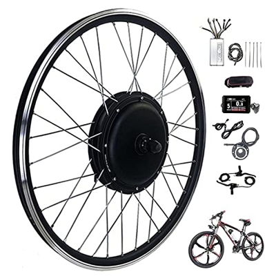 SXFYHXY Kit De Conversión De Bicicleta Eléctrica De 20,24,26,27,5,28,29 Pulgadas, Motor De Cubo De Rueda Sin Engranajes Sin Escobillas De Rotación Del