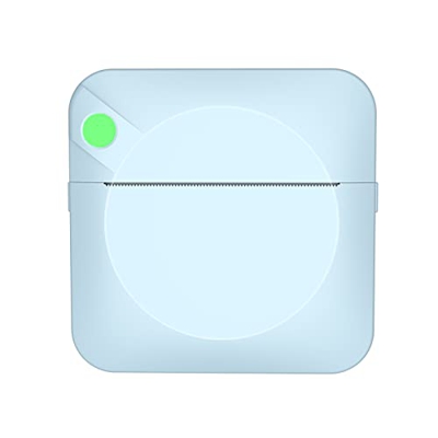 Bidisky #032PuE Mini impresora fotográfica de bolsillo—Impresora térmica portátil-R Etiqueta Bluetooth Memo Recibo Etiqueta instantánea Printe-R Small