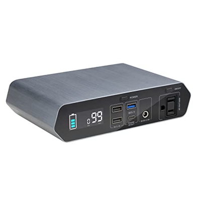 JMOMC Fuente de alimentación de Almacenamiento de energía Estación de energía portátil Batería de Iones de Litio Powerbank 300W Fuente de Respaldo de 