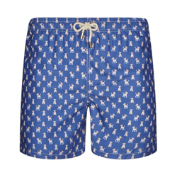 Blue coast yachting Bañador para Niño y Padre Mismo Estampado y Secado Rápido en oferta