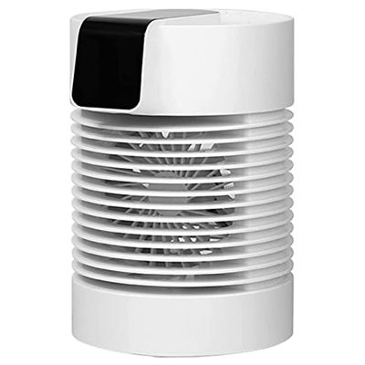 Portable Air Conditioner Fan Small 360°Rotating Silent Portable USB Desktop Air Conditioner Fan Compact Super Quiet Personal Table Fan for Room Office