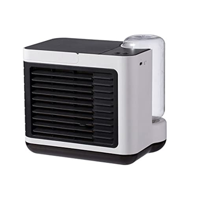 FMOPQ Portable Air Conditioner Fan Portable Mini Air Conditioner Fan with 3 Speeds 2000mAh Rechargeable Evaporative Cooler for Home Office Bedroom