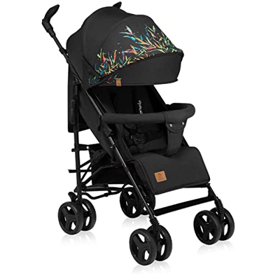 LIONELO Cochecito de bebé de Irma de hasta 15 kg, ligero y moderno, con función reclinable, plegable, ruedas grandes de 6 pulgadas, cesta grande, bols