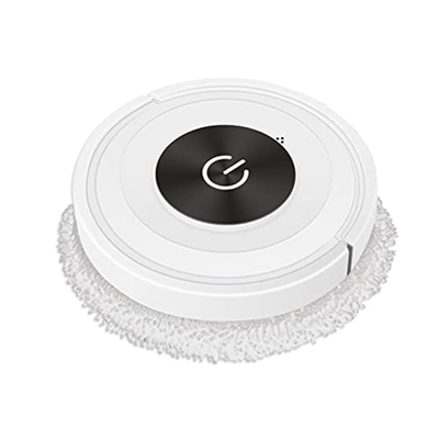Bidisky # 5L5MQd Lazy Home Smart Hogar Mopping Robot de bajo ruido automático piso fregona Robot húmedo y seco, Blanco#cqckay, M