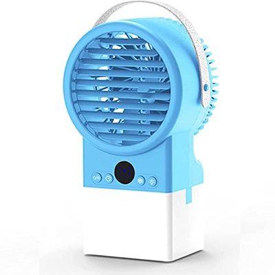 FMOPQ Portable Air Conditioner Mini Air Conditioner 3-in-1 Air Cooler|Humidifier|Fan 500ml with 3 Gears/7 Colors of Night Light for Room Home Office