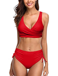 UMIPUBO Bikini de Mujer Conjunto de 2 Piezas de Cuello Halter Traje de Baño Bañador de Baño Conjunto de Bikini de Playa Cintura Alta Bra Tops y Bragui en oferta