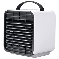 FMOPQ Portable Air Conditioner USB Air Conditioner Fan with Handle Air Cooler with 3 Speeds Built-in 150ml Water Tank and 2000mAh Battery for Small Ro precio