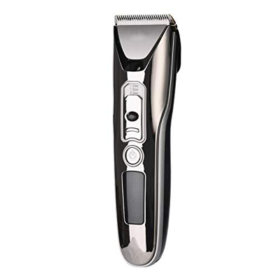 FMOPQ Hair Clippers Titanium Ceramic Blade Hair Clipper Electric Hair Shaving Machine LCD Screen Hair Trimmer Replaceable