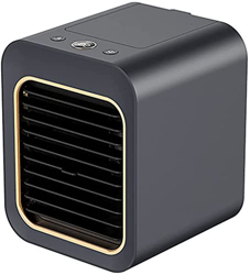 Portable Air Conditioner Quiet USB Air Cooler with 3-Speed Built-in 4000mah Large-Capacity Battery Desktop Water Cooling Fan for Small Room/Office/Dor precio