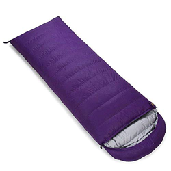 CIYAZA Saco de Dormir Saco de Dormir al Aire Libre para Las Cuatro Estaciones Saco de Dormir Ultraligero Saco de compresión (Purple400) en oferta