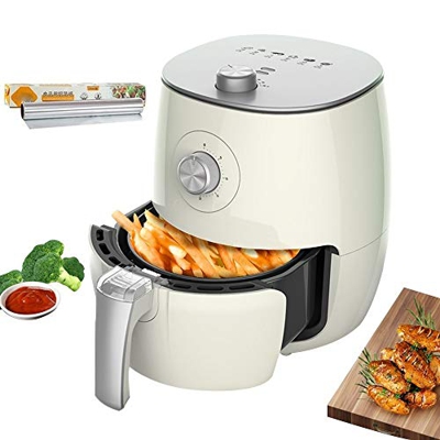 Steam Iron 1350W/3.6 Quart/Smart Air Fryer Detachable Fryer Design/Stable Non-Slip Power Air Fryer Without Frying Electric Hot Air Fryers Tin Foil (5 