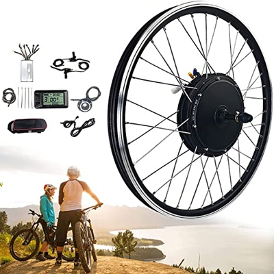 SXFYHXY Kit De Conversión De Bicicleta Eléctrica Cassette De Rueda Trasera Kit De Bicicleta Eléctrica De Potencia Universal 20, 24, 26, 27.5, 28, 29 P