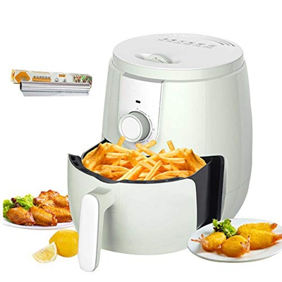 Steam Iron Electric Air Fryer Compact Air Fryer with Adjustable Temperature Control and Timer Household 3.5L Large Capacity 1400W/Air Oven Tin Foil