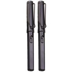 Pluma Estilográfica Negra , 2 Uds., Pluma De Tinta Negra, Pluma De Caligrafía De Diseño Clásico para Diario, Excelente Pluma De Escritura, Regalo características