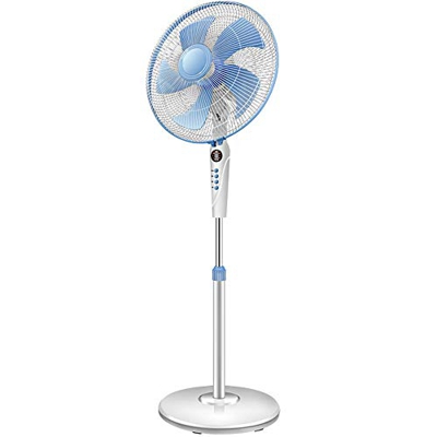 FMOPQ Remote Control Home Vertical Shaking Head Timing Desk Fan Student Dormitory Electric Fan Silent Soft Wind White 131CM