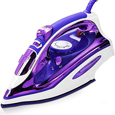 FMOPQ My Little Steamer Five-Speed Thermostat/Ceramic Floorboard Handheld Steamer Steam Button/Overfill Prevention Cover/450ml Water Tank Design for P