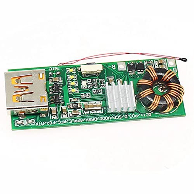 JUFUM QC4.0 QC3.0 Módulo de alimentación de carga rápida bidireccional Banco de energía Tipo-C USB 3.7V a 5V Boost Charger