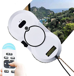 USGitke Robot Limpiador Ventanas, Aspirador Robot Limpiacristales Inteligente con Succión Fuerte De 2800 Pa,para Limpieza De Cristale-White en oferta