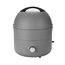 TAINO Barbacoa de mesa compacta de gas, mesa de gas, quemador de acero inoxidable, barbacoa de camping (Grill-to-Go gris) características