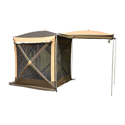 HULE Luoqun Store 4-6 Personas Ultralarge automático de Doble Capa Fiesta Familiar Camping Playa Carpa Refugio Solar Gran Gazebo
