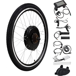 SXFYHXY Kit De Conversión De Motor De Bicicleta Eléctrica Rueda De 26", Kit De Conversión De Bicicleta Eléctrica De 48V 1000W, Juego De Motor De Cubo  en oferta