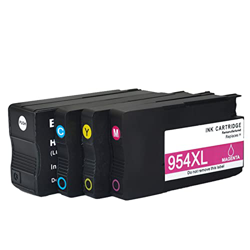 BAQU Reemplazo de Cartucho de Tinta 954xl Compatible para HP OfficeJet Pro 7740 8210 8710 8715 (Negro, Cian, Magenta, Amarillo) 1-Pack precio