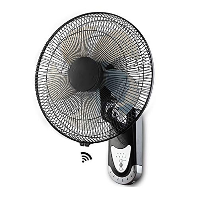 FMOPQ 16 Inch Wall Mount Fan Home Silent Shake Big Fan Remote Control -60W
