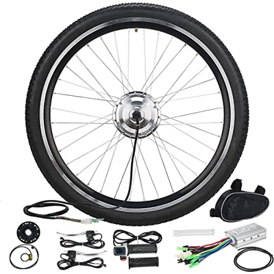 SXFYHXY Kit De Conversión E Bike 26"Rueda Delantera 36V 250W Kit De Conversión De Motor De Bicicleta Eléctrica, Kit De Conversión De Bicicleta Eléctri