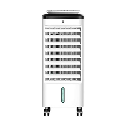 FMOPQ 65W Cooling and Remote Control Fan Swing 3 Speed Up to 7.5 Hour Timer Portable Fashion Design - White