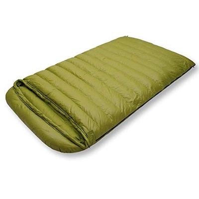 CIYAZA Saco de Dormir para 2 Personas, 22F y -31F 2000G/2500G/3000G Saco de Dormir de plumón de Ganso hidrofóbico