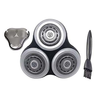 Electric Shaver Replacement Head,Men's Shaver Rotary Foil,with Clean Brush and Case,Compatible with Philips RQ1250, RQ1250CC, RQ1260, RQ1260CC, RQ1280