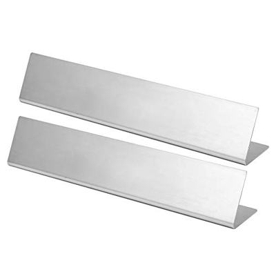 YECK Placa de Calor de Gas, Placa de Calor de Barbacoa de Fácil Instalación sin Deformación 2 Piezas de Acero Inoxidable para Parrillas de Gas Genesis