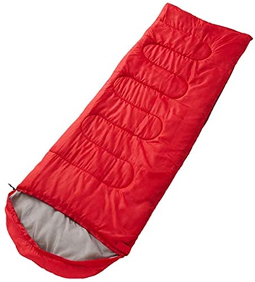 CIYAZA Saco de Dormir Sacos de Dormir cálidos y Gruesos Sacos de Dormir cálidos y cómodos para Adultos al Aire Libre (Rojo 700 g)