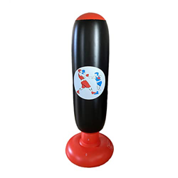 ZIPD Saco de Boxeo Inflable Saco de Boxeo for niños, Saco de Boxeo Inflable para Niños Adultos (Color : Black, Size : 150cm) en oferta