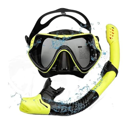 KITZIT Toldos máscaras de Buceo máscara de Buceo, Juego de Snorkel Premium, máscara de Buceo de Snorkel for Adultos Silicona templada de Silicona Gafa en oferta