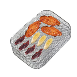 ZMYDZ Freidora de Aire for freidoras de Aire duales, Soporte de deshidratador de Acero Inoxidable 304 con 3 Capas, deshidratador de múltiples Capas To precio