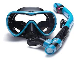 KITZIT Máscaras de Buceo máscara de Buceo a Prueba de Fugas con Vidrio endurecido Resistente al Impacto, Equipo de Snorkel Anti-Fog, Silicona de Grado en oferta
