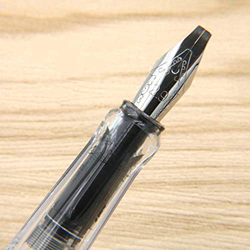 Genérico Bolígrafo de Cuerpo de Flor de Punta Plana, bolígrafo Paralelo de caligrafía, bolígrafo de Pico de Pato de papelería(2.9mm) en oferta
