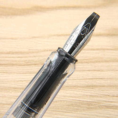 Genérico Bolígrafo de Cuerpo de Flor de Punta Plana, bolígrafo Paralelo de caligrafía, bolígrafo de Pico de Pato de papelería(2.9mm)