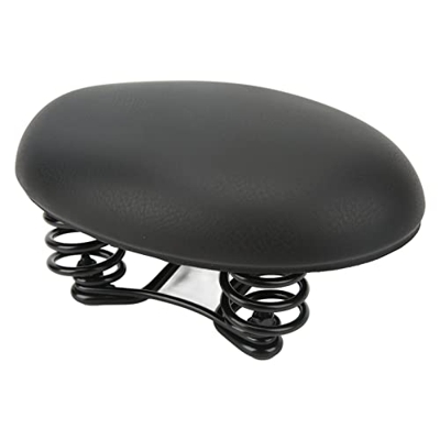 Fockety Asiento de Bicicleta, PU de Cuero con Espuma de Algodón Transpirable Súper Elástico Diseño de Doble Capa Amortiguador Sillín de Bicicleta sin 