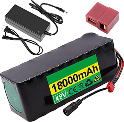 48V 18000 mAh Batería de Litio con Cargador 18AH Batería de Iones de Litio para Motor de 1000 W para Scooter eléctrico Bicicleta eléctrica GO-Kart XT6 precio