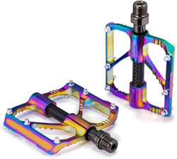 Pedales de bicicleta de carretera y montaña, Pedales de bicicleta de montaña Pedales de plataforma de aluminio Pedales de bicicleta de tubo de carbono en oferta