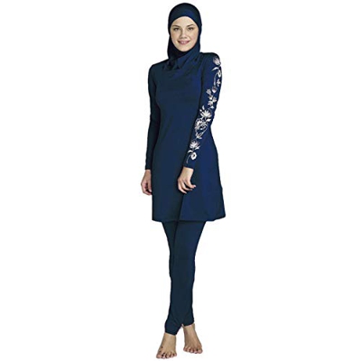 Traje de baño musulmán islámico traje de baño para las mujeres hijab burkini conservador trajes de baño cubierto completo musulmán traje de baño ropa 
