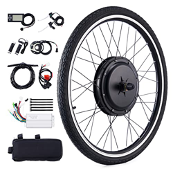 VIRIBUS 48V 1000W Kit de Bicicleta Eléctrica con Pantalla LCD para Rueda Delantera 26’’ Kit de Conversión de Bicicleta Eléctrica de 5 Velocidades Kit  características
