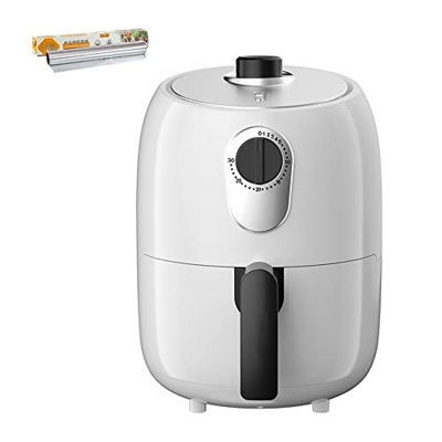 Electric Air Fryer Frying Technology 30-Minute Timer and Adjustable Temperature Control Air Fryer for Healthy Oil-Free/Low-Fat Cooking 1000 W 2.8 Lite
